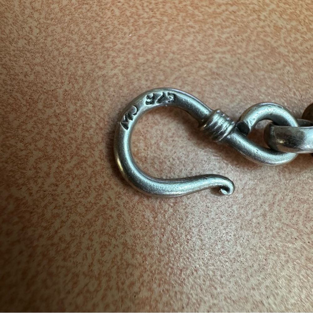 Solid 925 Sterling Silver Byzantine Bracelet - image 5